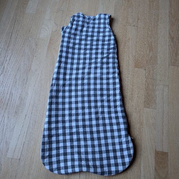 Angel Dear Bamboo Baby Infant Wearable Blanket Sleep Sack Gingham Plaid 6-18mo - Picture 7 of 7